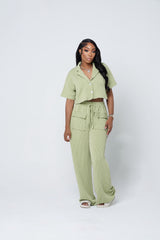 Mint To Be Pants Set